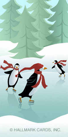 penguins skating lg
